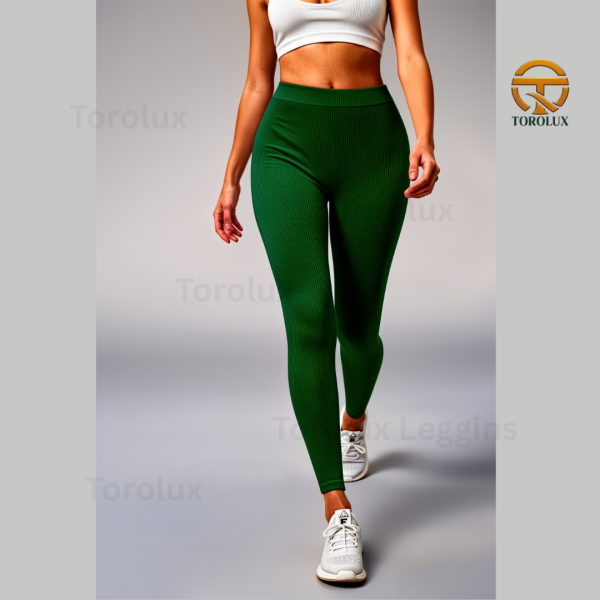 Torolux Women's Ribbed Leggings – Premium Stretchable Comfort Fit
