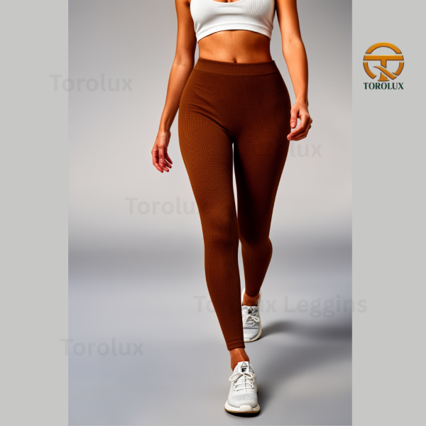 Torolux Women's Ribbed Leggings – Premium Stretchable Comfort Fit